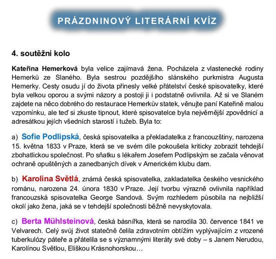 4. kolo soutěže