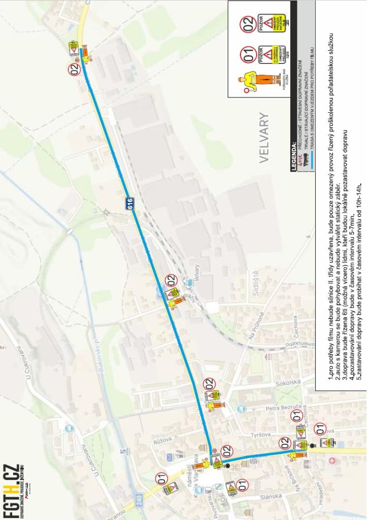 Rozsah dopravní časově limitovaného omezení