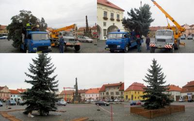 stavba na náměstí