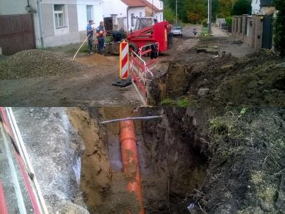 oprava kanalizace v Malovarské ulici