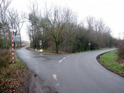 vjezd na cyklostezku