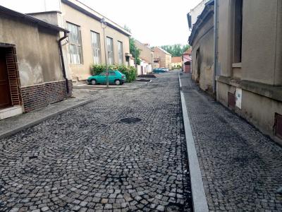 část ulice již občané využívají