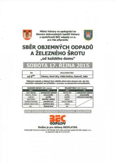 plakát sběru