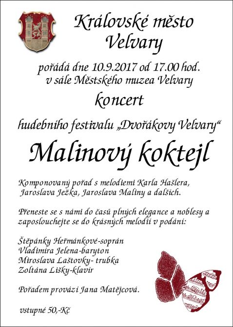 leták koncertu