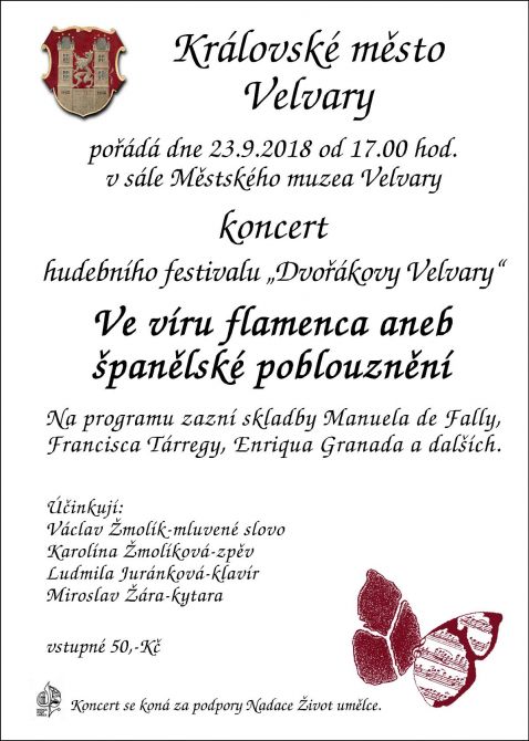 leták koncertu