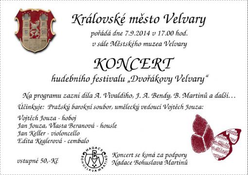 pozvánka na koncert 7.9. 2014