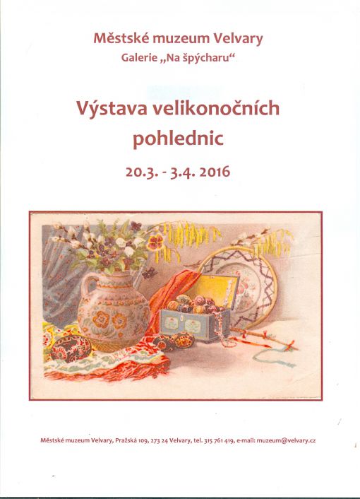 výstava velikonočních pohlednic