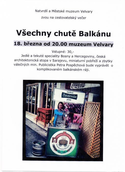 cestovatelský večer- plakát