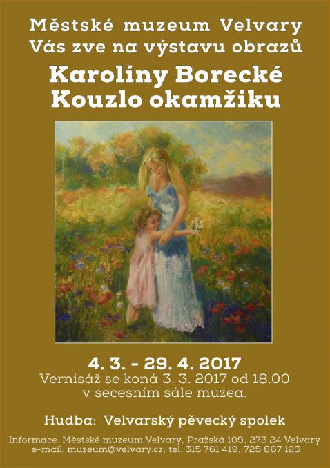 leták výstavy Kouzlo okamžiku
