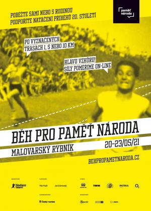 Běh pro pamět národa 23. května u Malovarského rybníka 1
