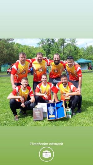 Vítězné družstvo Velvar