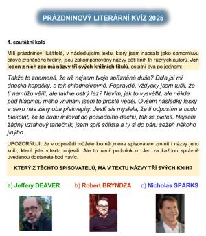 4. kolo kvízové soutěže