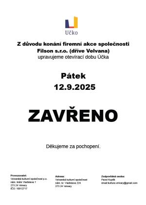 Účko uzavřeno