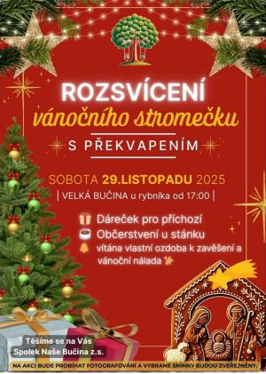 rozsvícení vánočního stromu