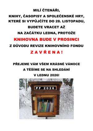 knihovna prosinec