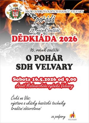 Plakátek letošní Dědkiády.